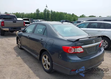 2012 Toyota Corolla S from USA, damaged, VIN 2T1BU4EEXCC883897